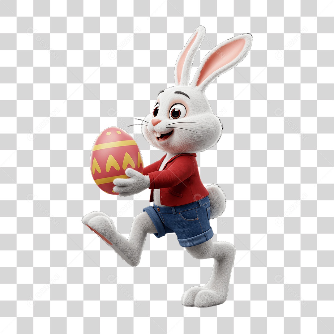Coelho da Páscoa PNG Transparente
