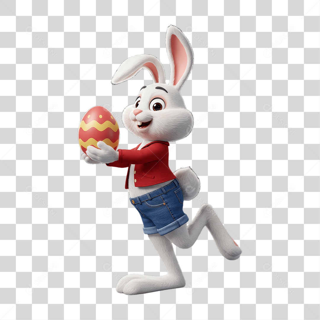 Coelho da Páscoa PNG Transparente