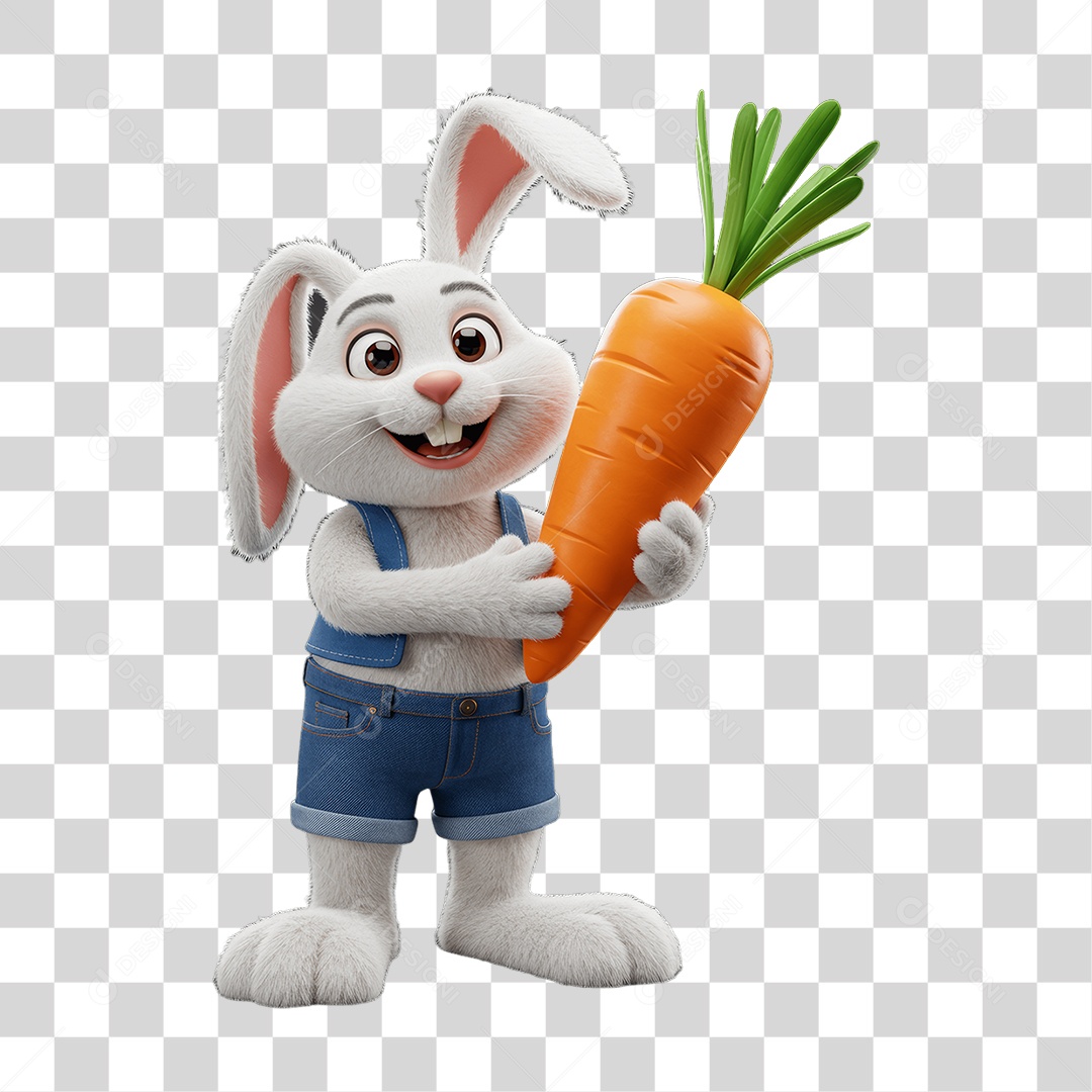 Coelho da Páscoa PNG Transparente