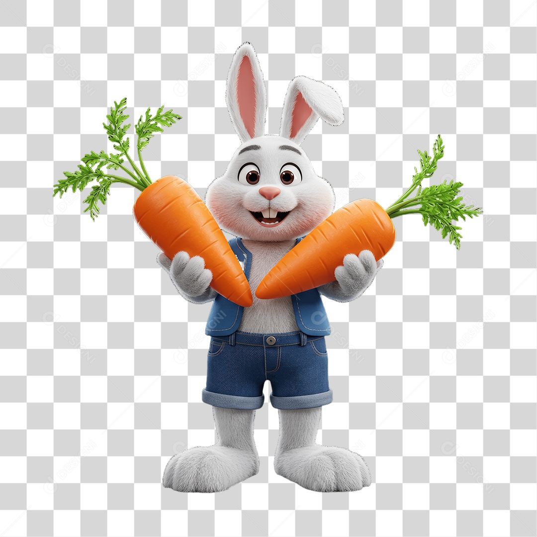 Coelho da Páscoa PNG Transparente