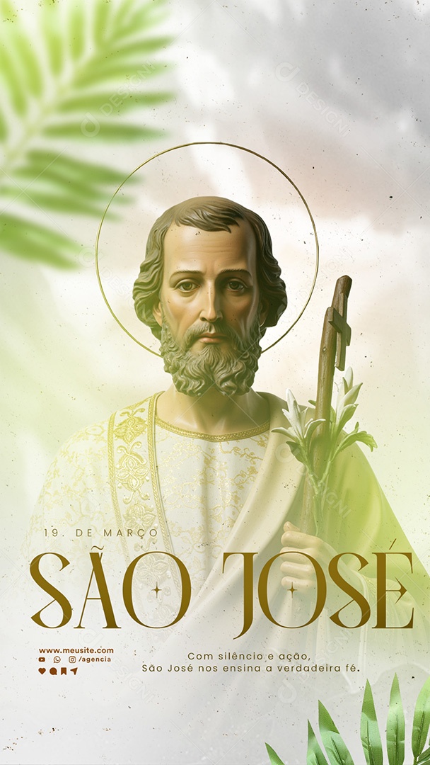 Story Dia de São José 19 de Março Social Media PSD Editável