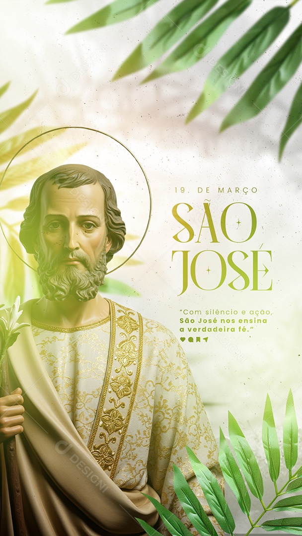Story Dia de São José 19 de Março Social Media PSD Editável