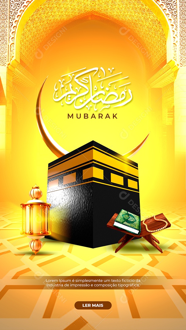 Story Social Media Mubarak PSD Editável