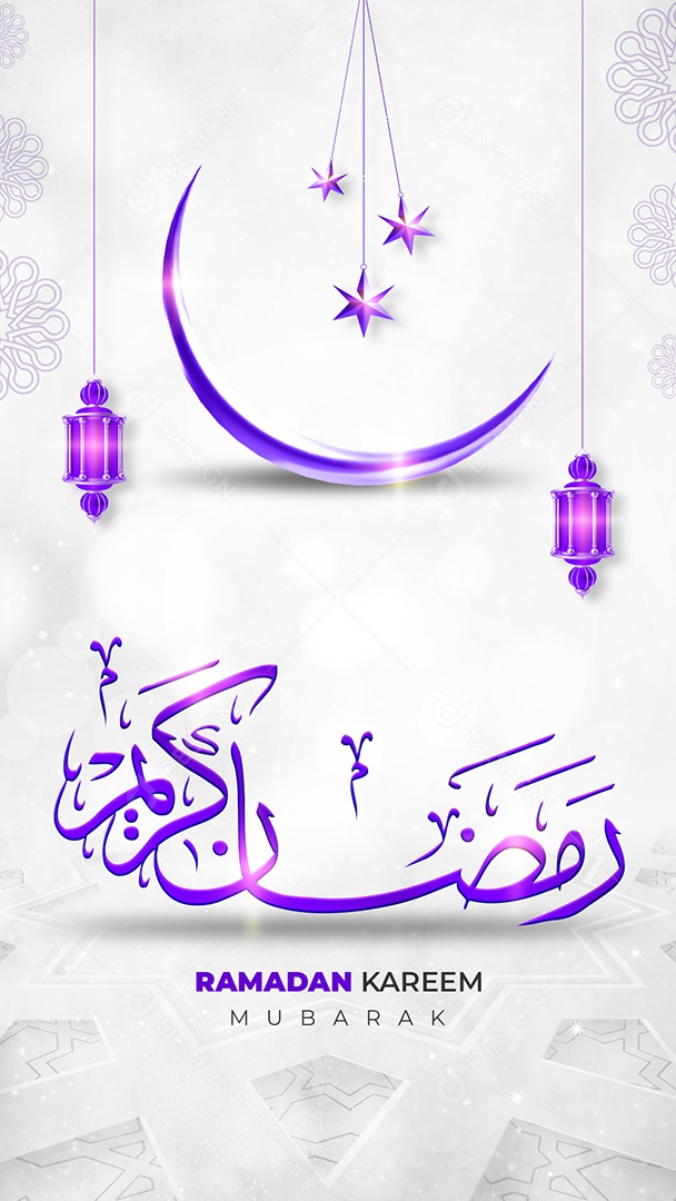 Story Social Media Ramadan Kareem Mubarak PSD Editável
