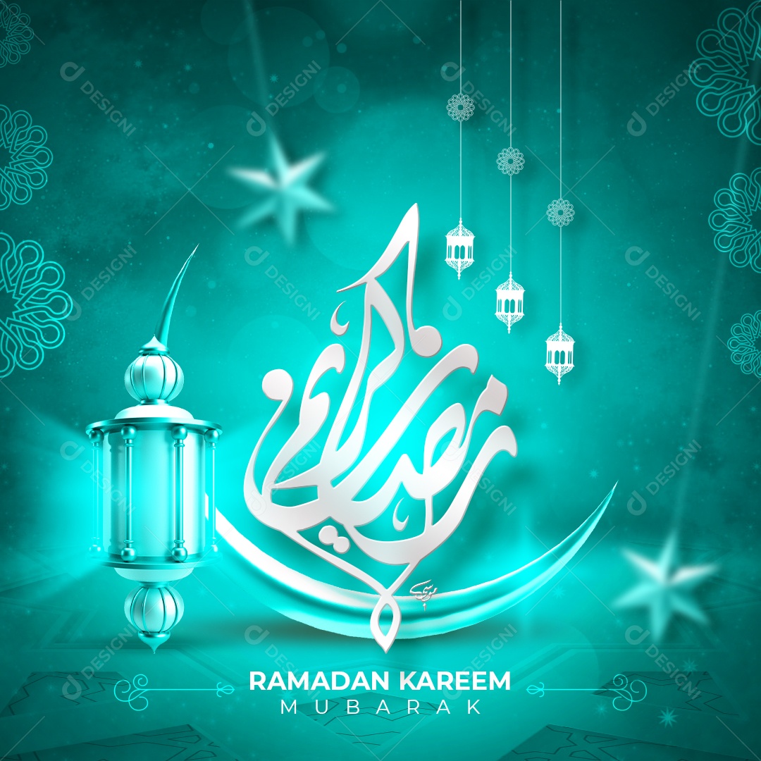 Social Media Ramadan Kareem Mubarak PSD Editável