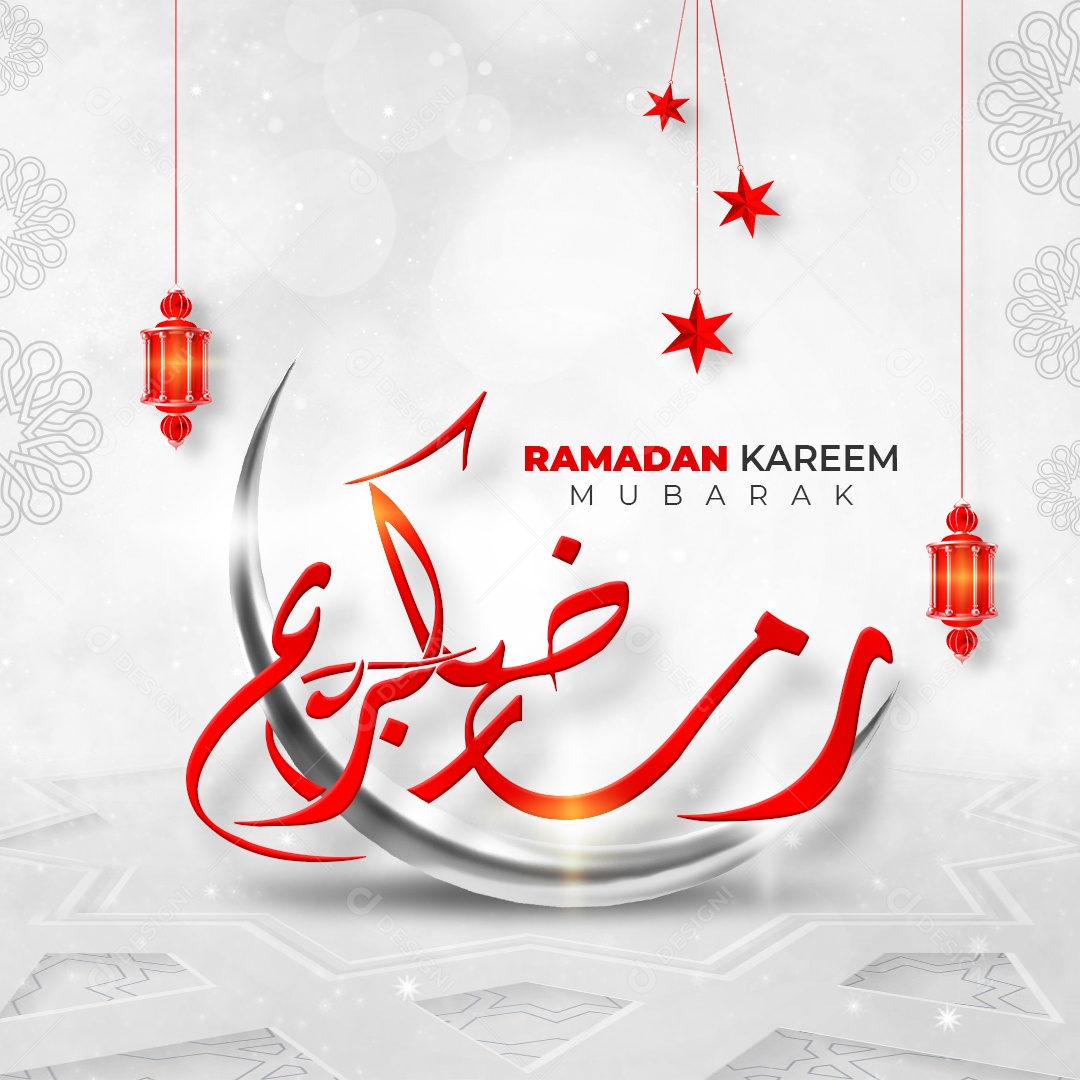 Social Media Ramadan Kareem Mubarak PSD Editável