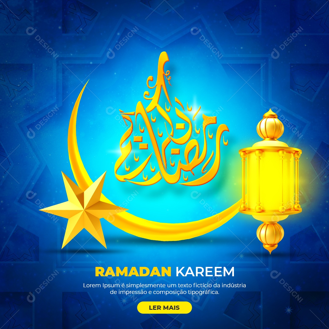 Social Media Ramadan Kareem PSD Editável