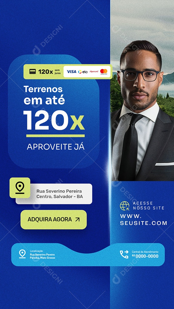 Story Terrenos Aproveite Já Social Media PSD Editável