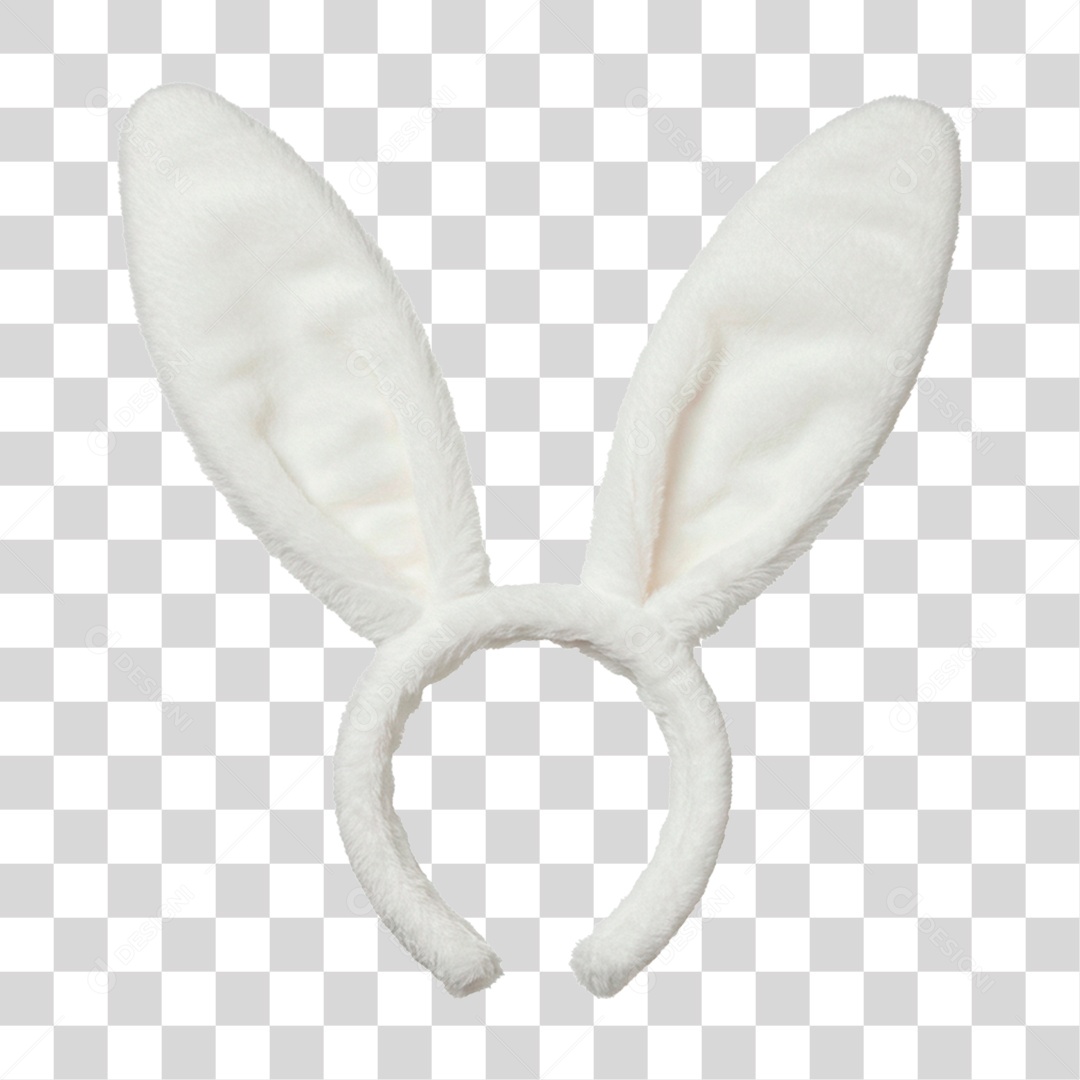 Tiara de Coelho Fantasia Acessório Enfeite PNG Transparente