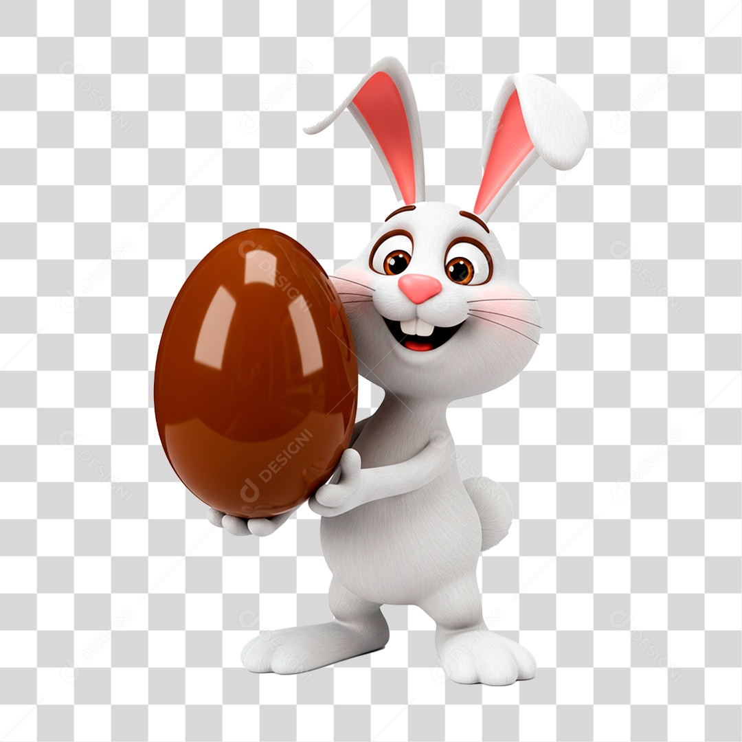 Coelho da Páscoa PNG Transparente