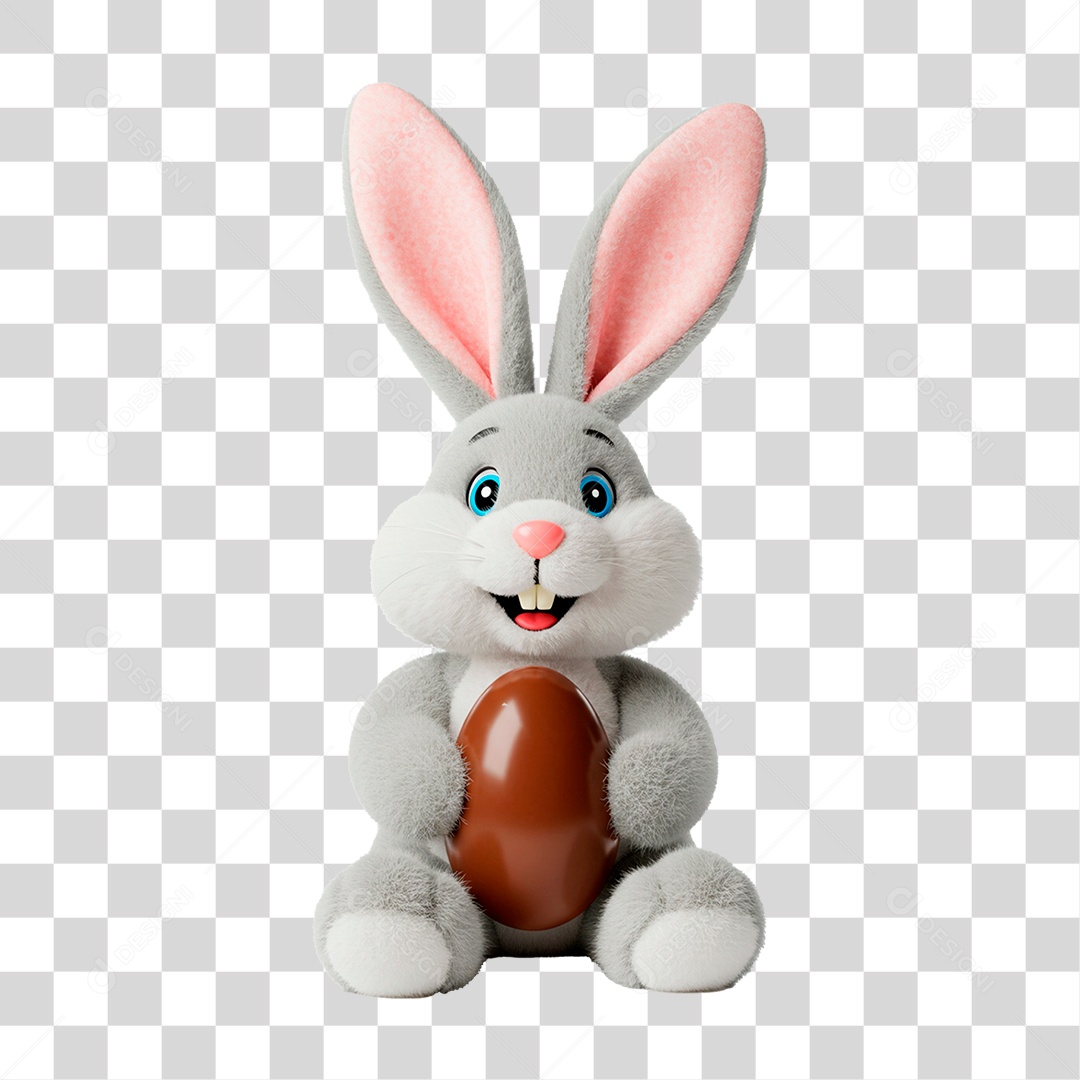 Coelho da Páscoa PNG Transparente