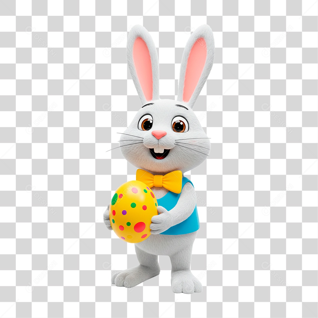 Coelho da Páscoa PNG Transparente