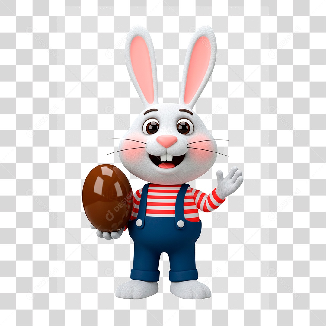 Coelho da Páscoa PNG Transparente