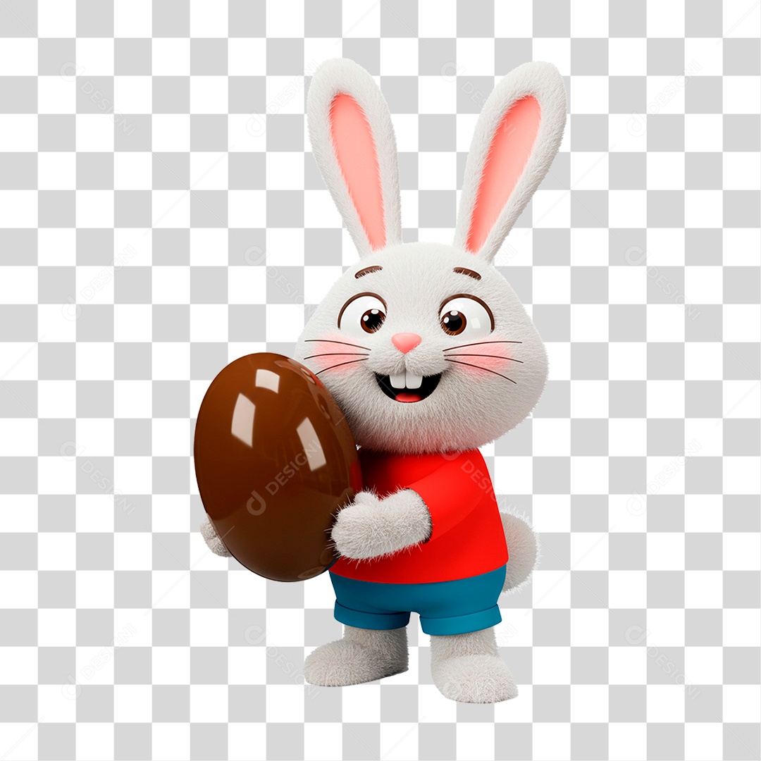 Coelho da Páscoa PNG Transparente