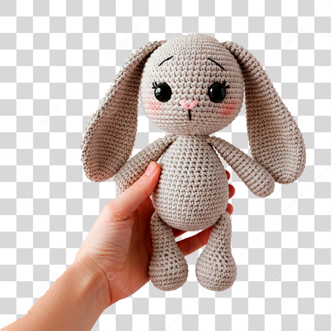 Coelho de Pelúcia PNG Transparente