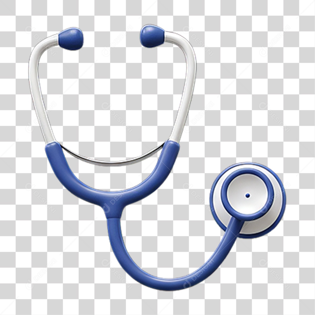 Estetoscópio de Médico com Coração PNG Transparente