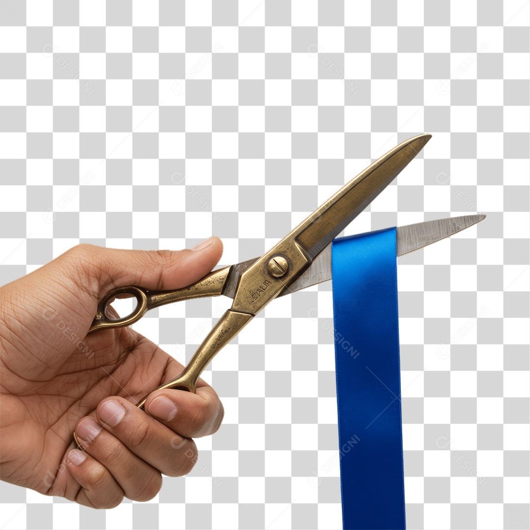 Fita Sendo Cortada PNG Transparente