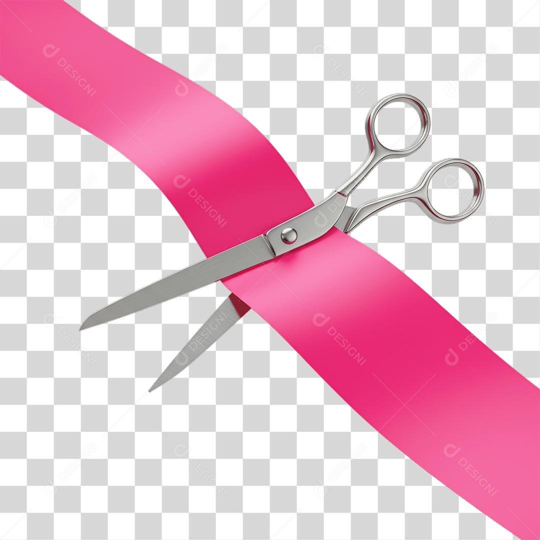 Fita Sendo Cortada PNG Transparente