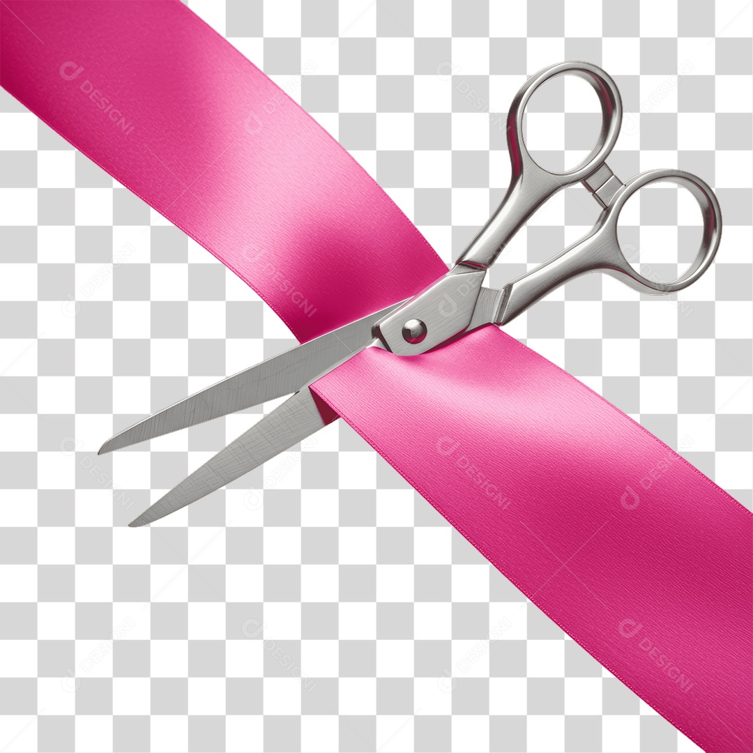 Fita Sendo Cortada PNG Transparente