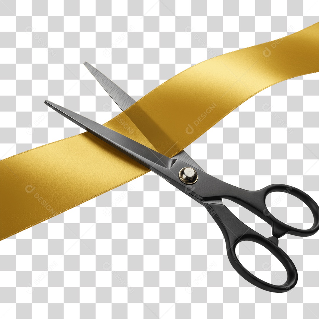 Fita Sendo Cortada PNG Transparente