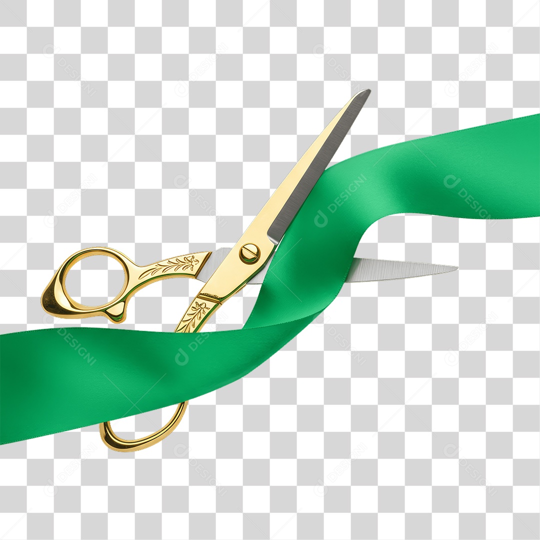 Fita Sendo Cortada PNG Transparente