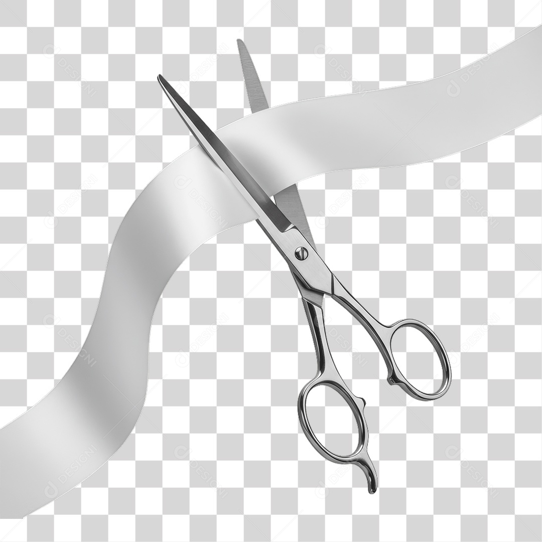 Fita Sendo Cortada PNG Transparente