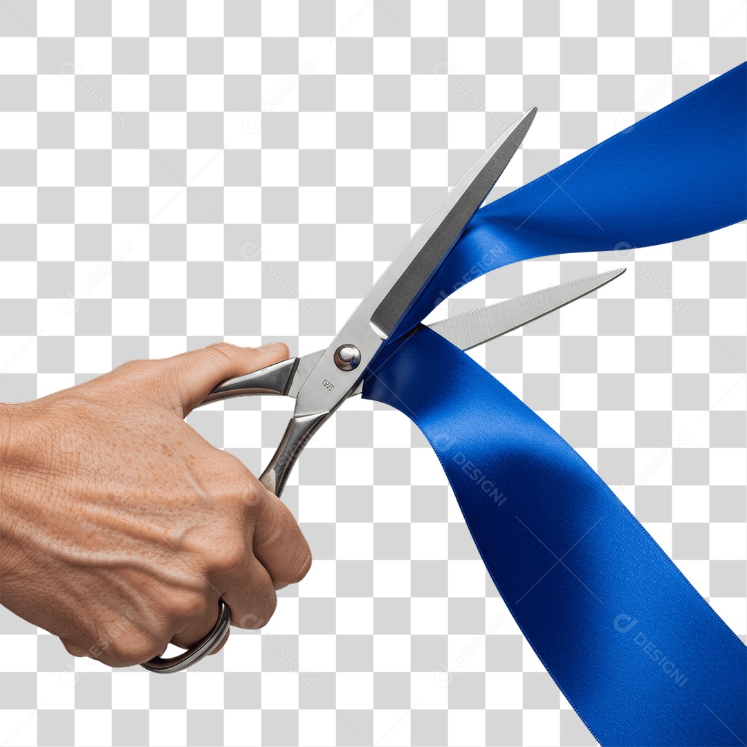 Fita Sendo Cortada PNG Transparente