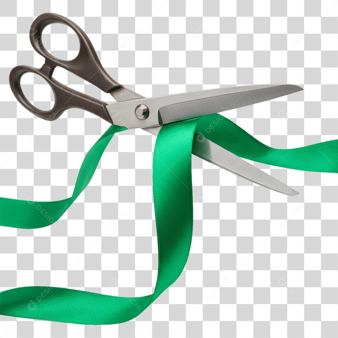 Fita Sendo Cortada PNG Transparente