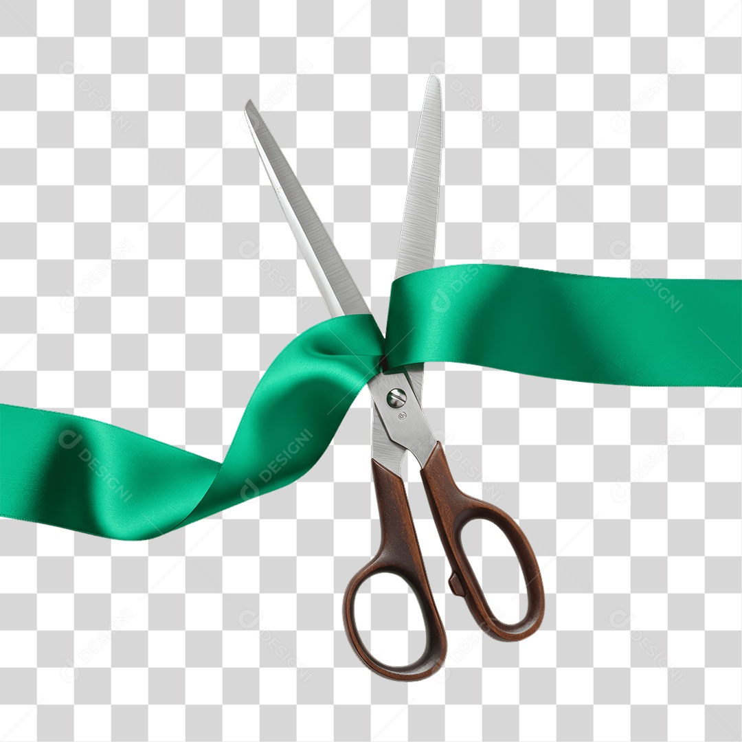 Fita Sendo Cortada PNG Transparente