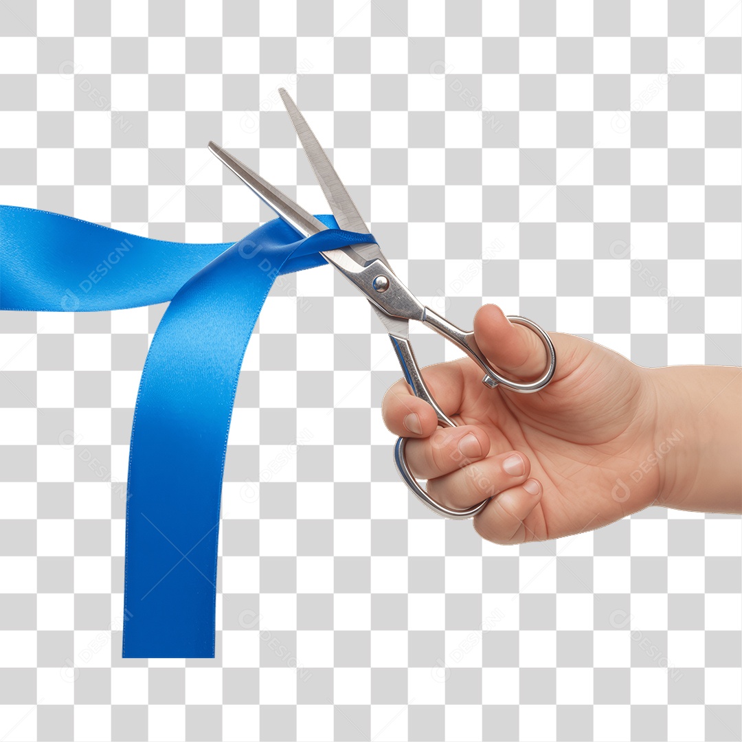 Fita Sendo Cortada PNG Transparente