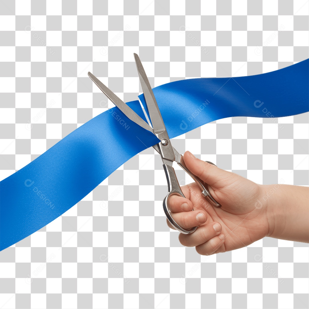 Fita Sendo Cortada PNG Transparente