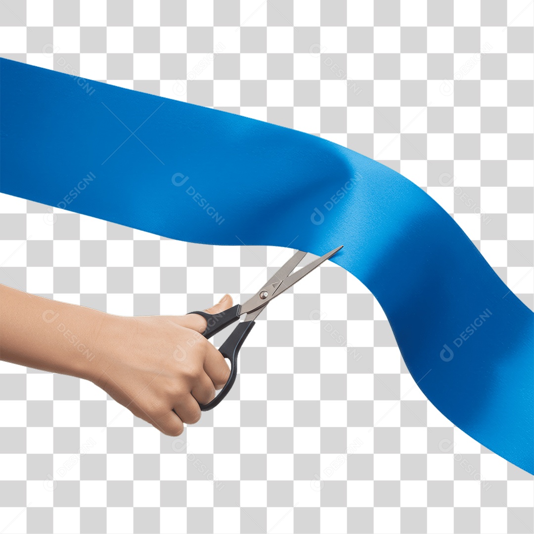 Fita Sendo Cortada PNG Transparente