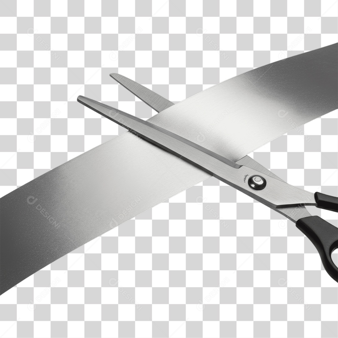 Fita Sendo Cortada PNG Transparente