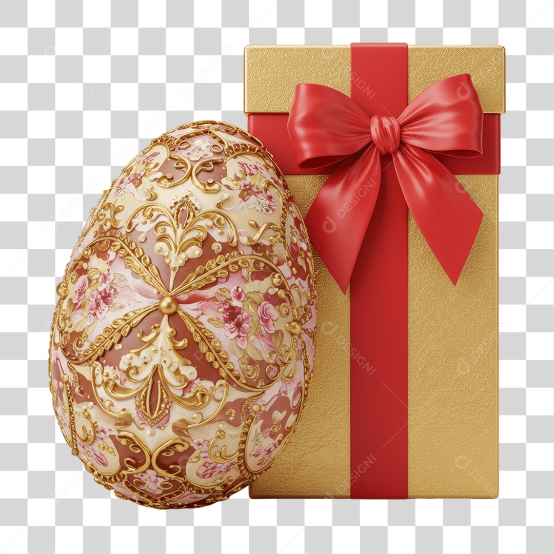 Ovo de Páscoa PNG Transparente