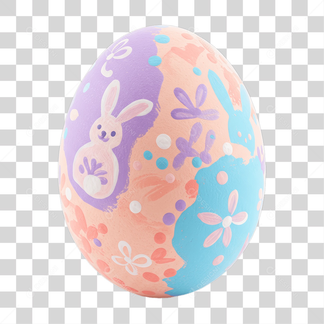 Ovo de Páscoa PNG Transparente