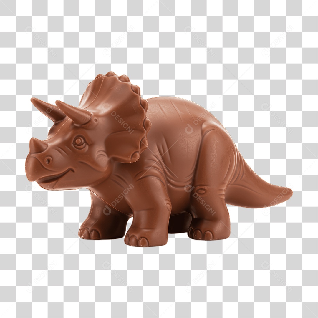 Dinossauro de Chocolate Ovo de Páscoa PNG Transparente