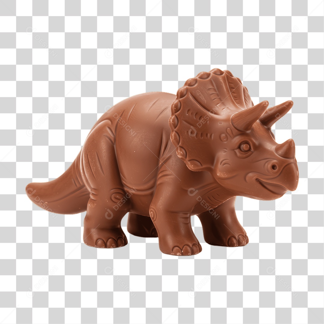 Dinossauro de Chocolate Ovo de Páscoa PNG Transparente