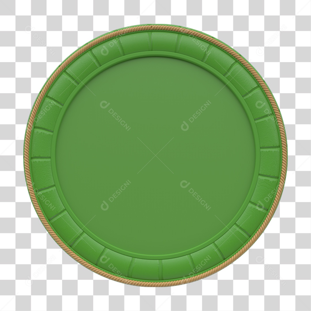Placa Redonda PNG Transparente