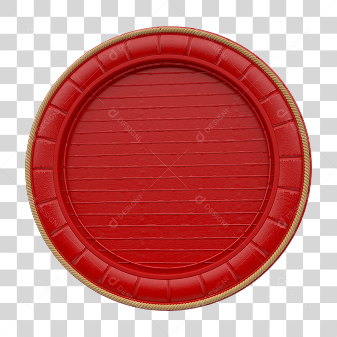 Placa Redonda PNG Transparente