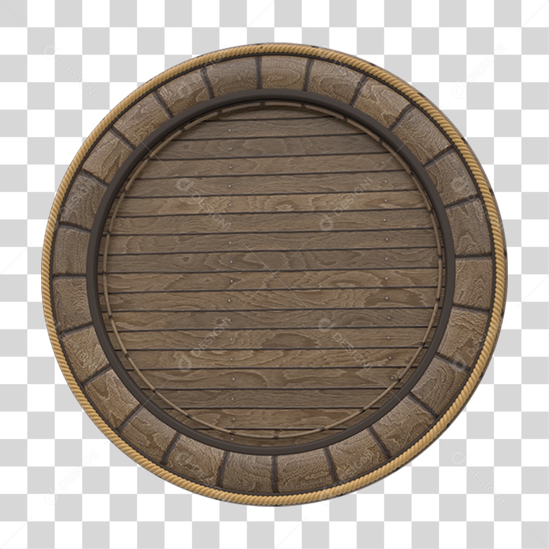 Placa Redonda PNG Transparente