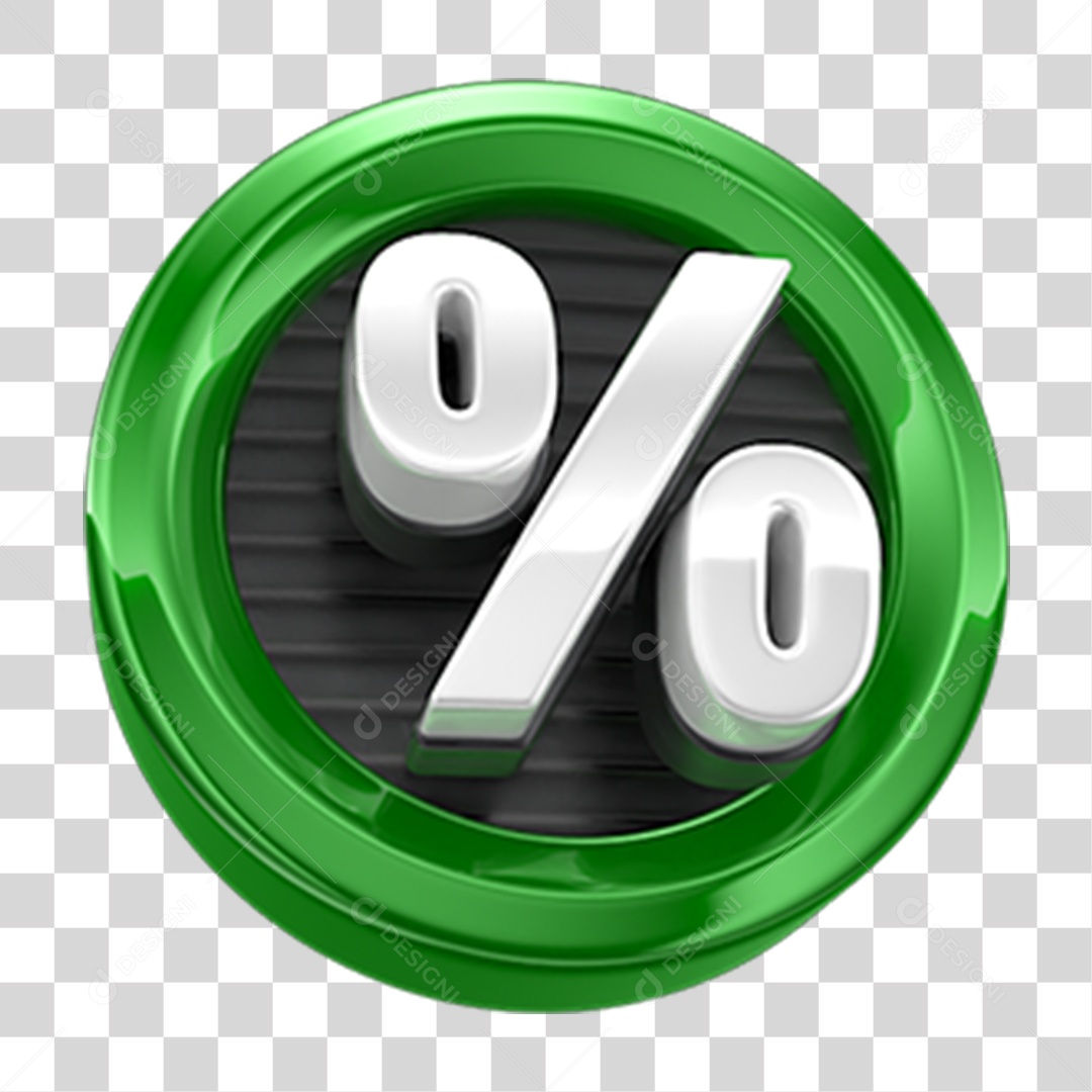 Símbolo de Porcentagem PNG Transparente