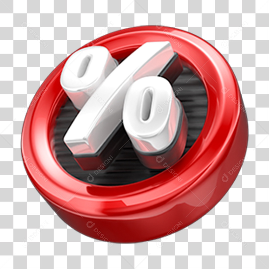 Símbolo de Porcentagem PNG Transparente