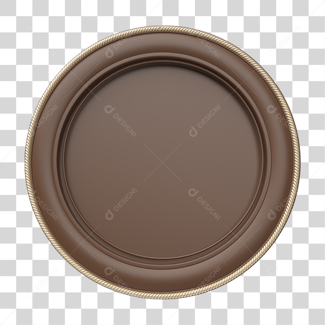 Placa Redonda PNG Transparente