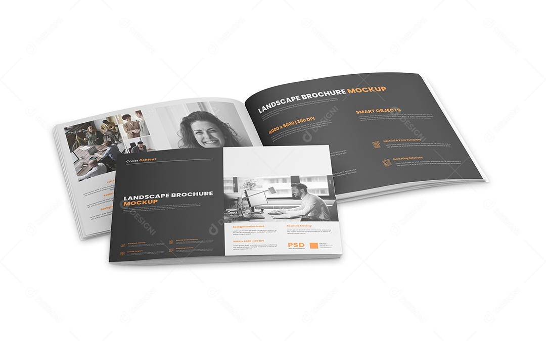 Mockup Revista PSD Editável