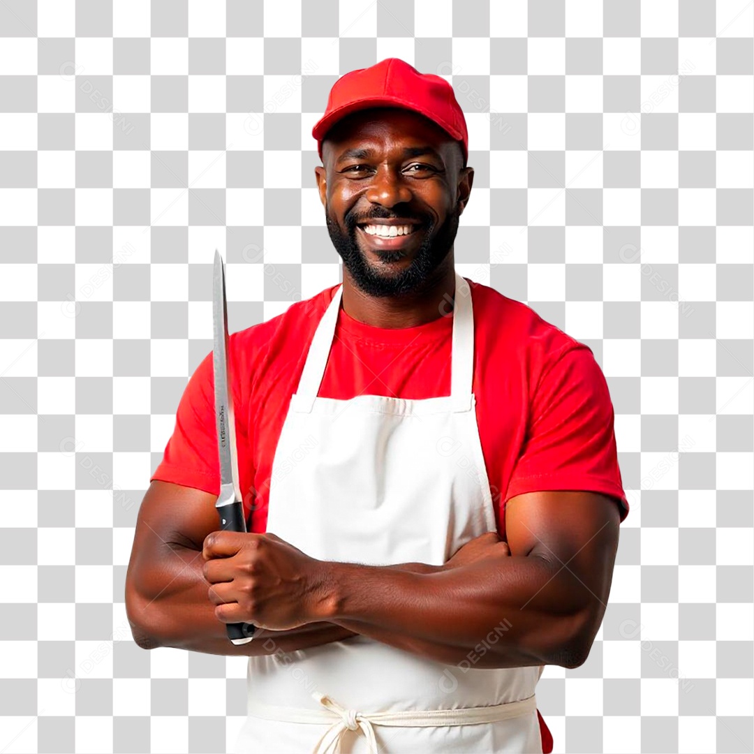 Açougueiro PNG Transparente