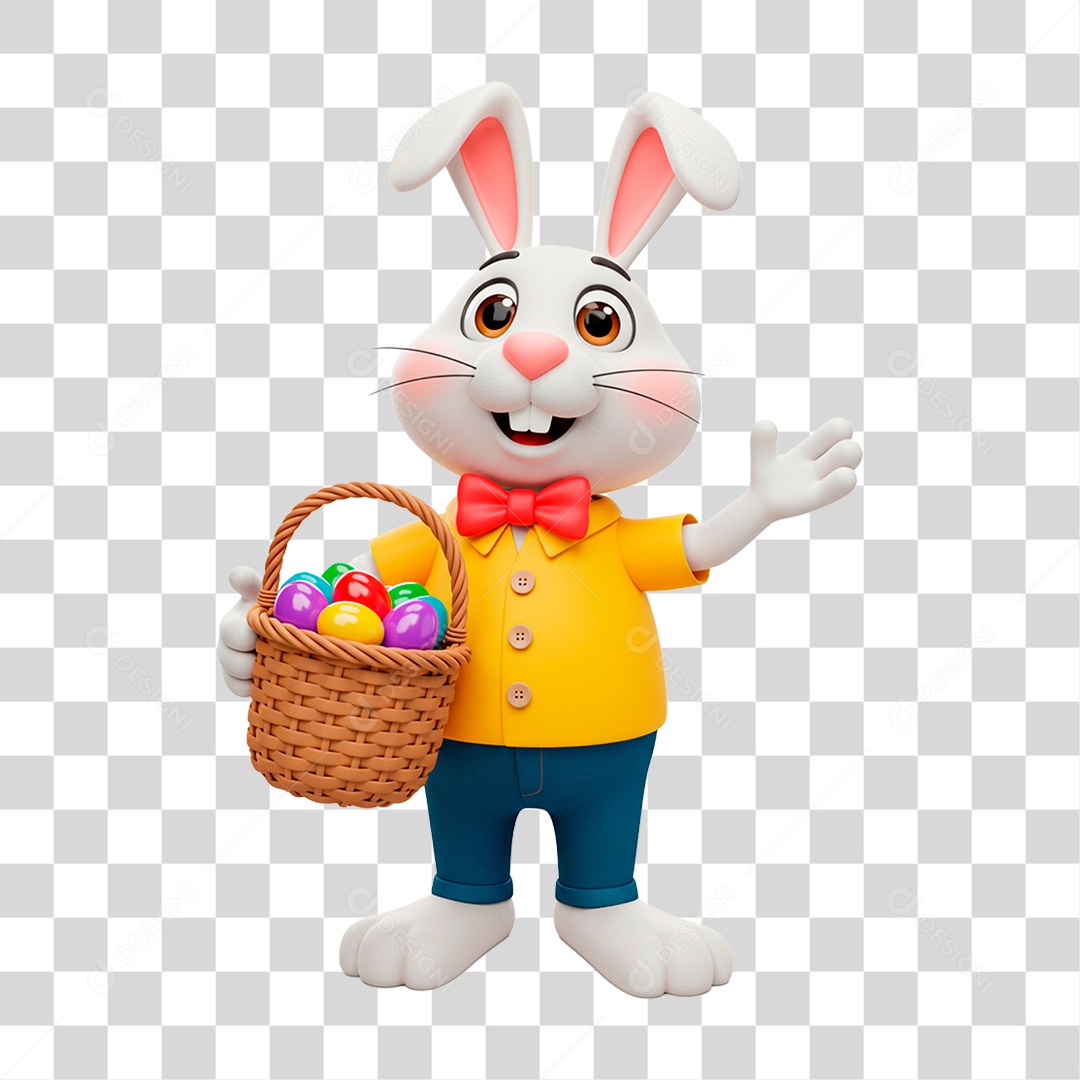 Coelho da Páscoa PNG Transparente