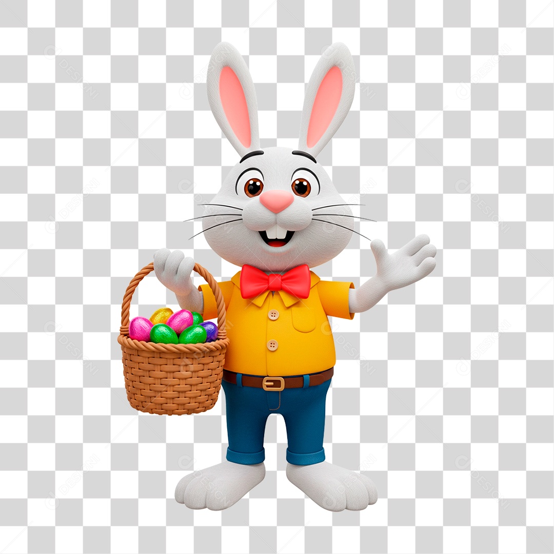 Coelho da Páscoa PNG Transparente