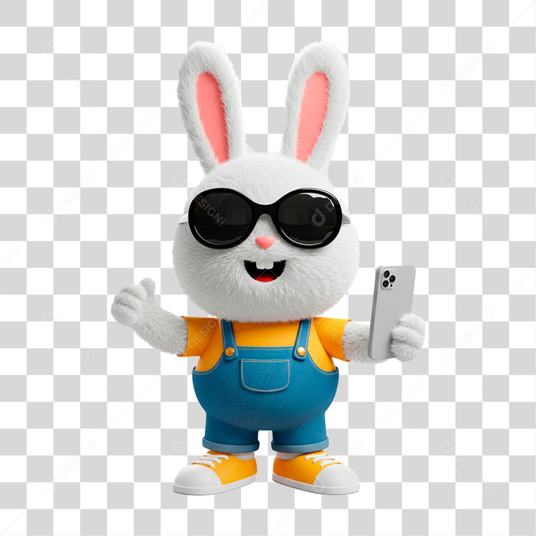 Coelho da Páscoa PNG Transparente