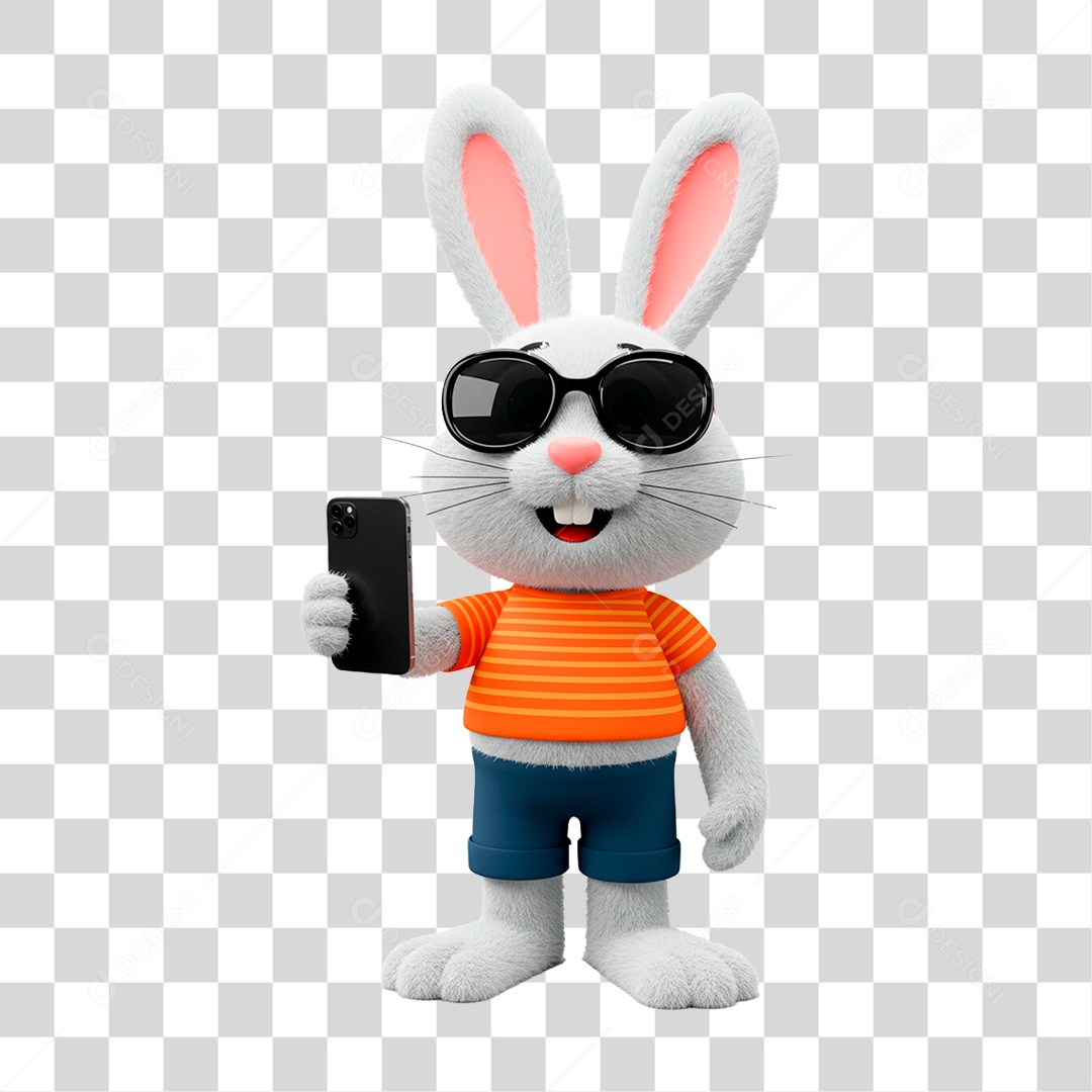 Coelho da Páscoa PNG Transparente