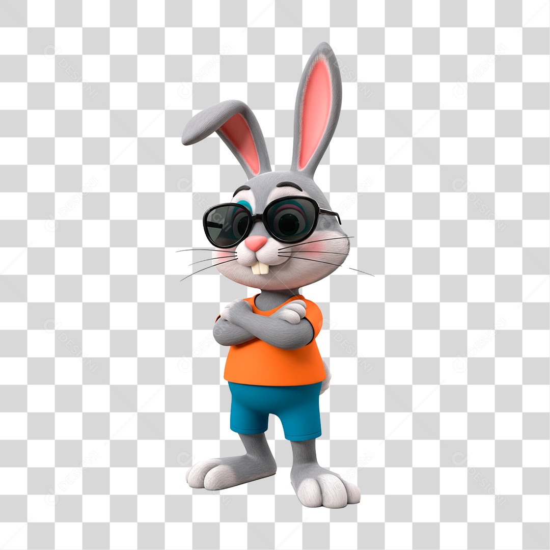 Coelho da Páscoa PNG Transparente